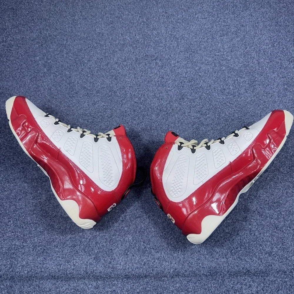 Air Jordan 9 Retro Gym Red Sneakers Size 9 White Red